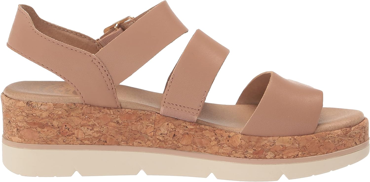 Dr. Scholls Women's Once Twice Espadrille Platform Wedge Sandal