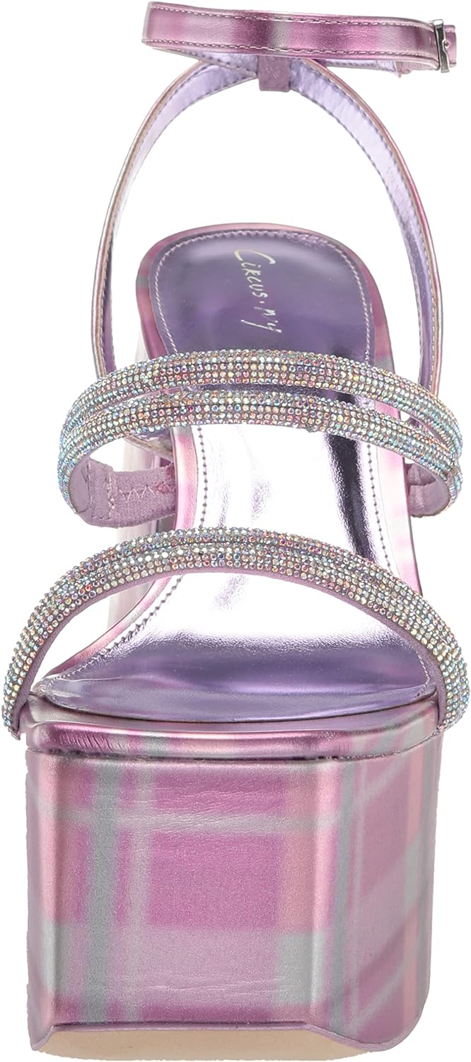 Circus NY Women's Mila Jewel Ankle Strap Platform Sandal