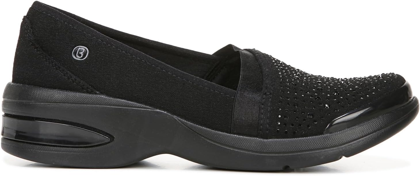 BZees Women's, Red Hot Slip-On Loafers Floor Sample