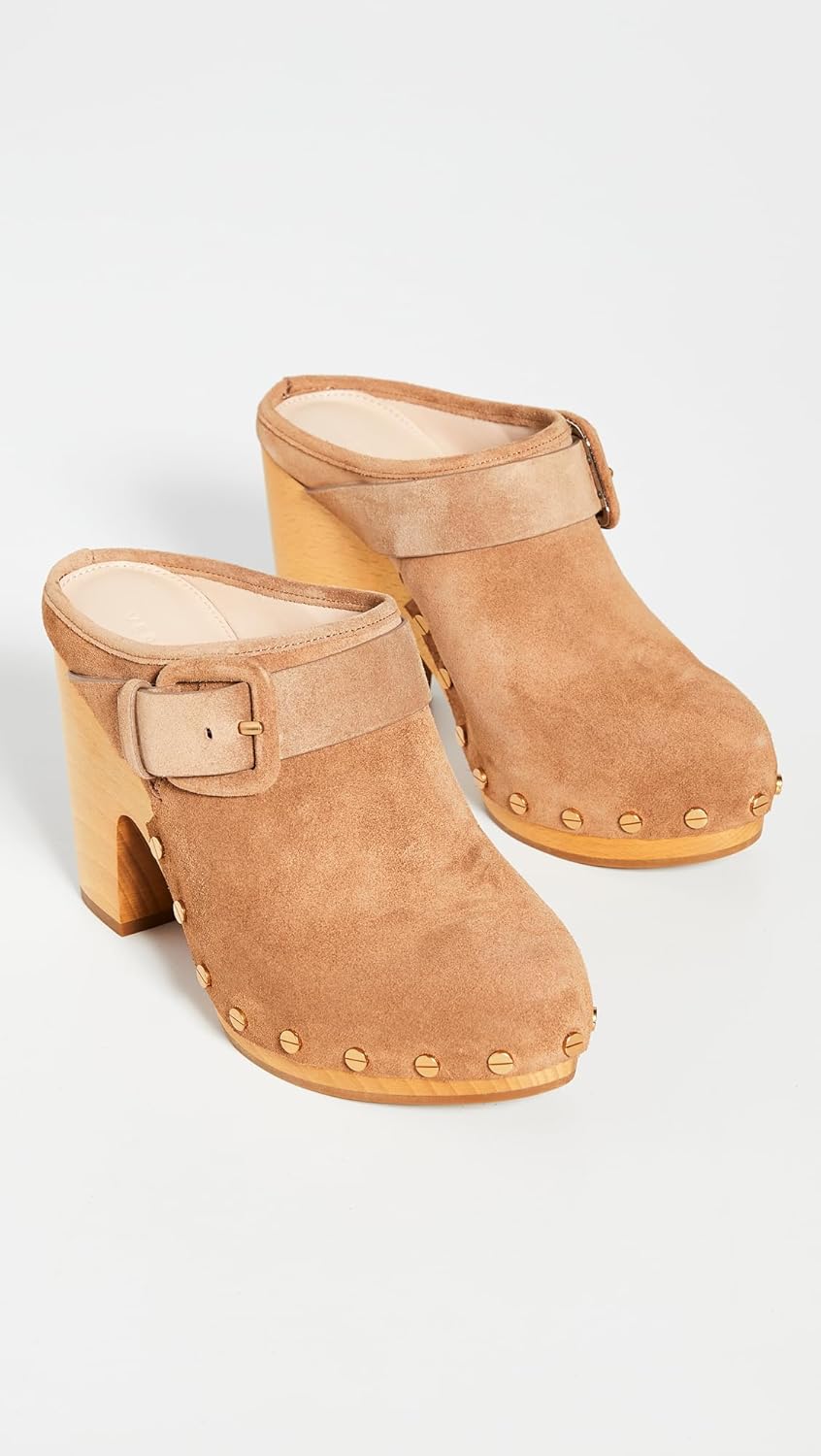 Veronica Beard Women's Dacey Buckle Clogs