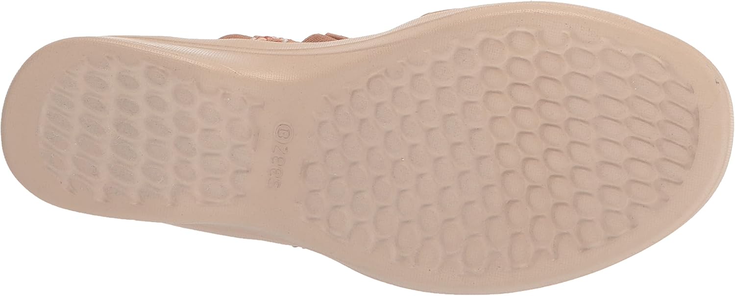 BZees Womens Fireworks Wedge Sandal