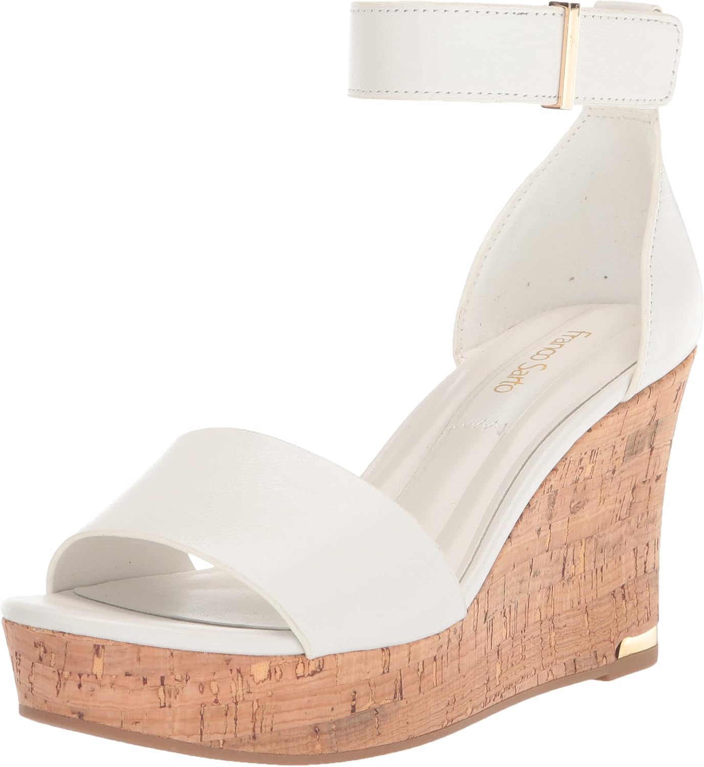 Franco Sarto Womens Clemens Cork Wedge Sandal