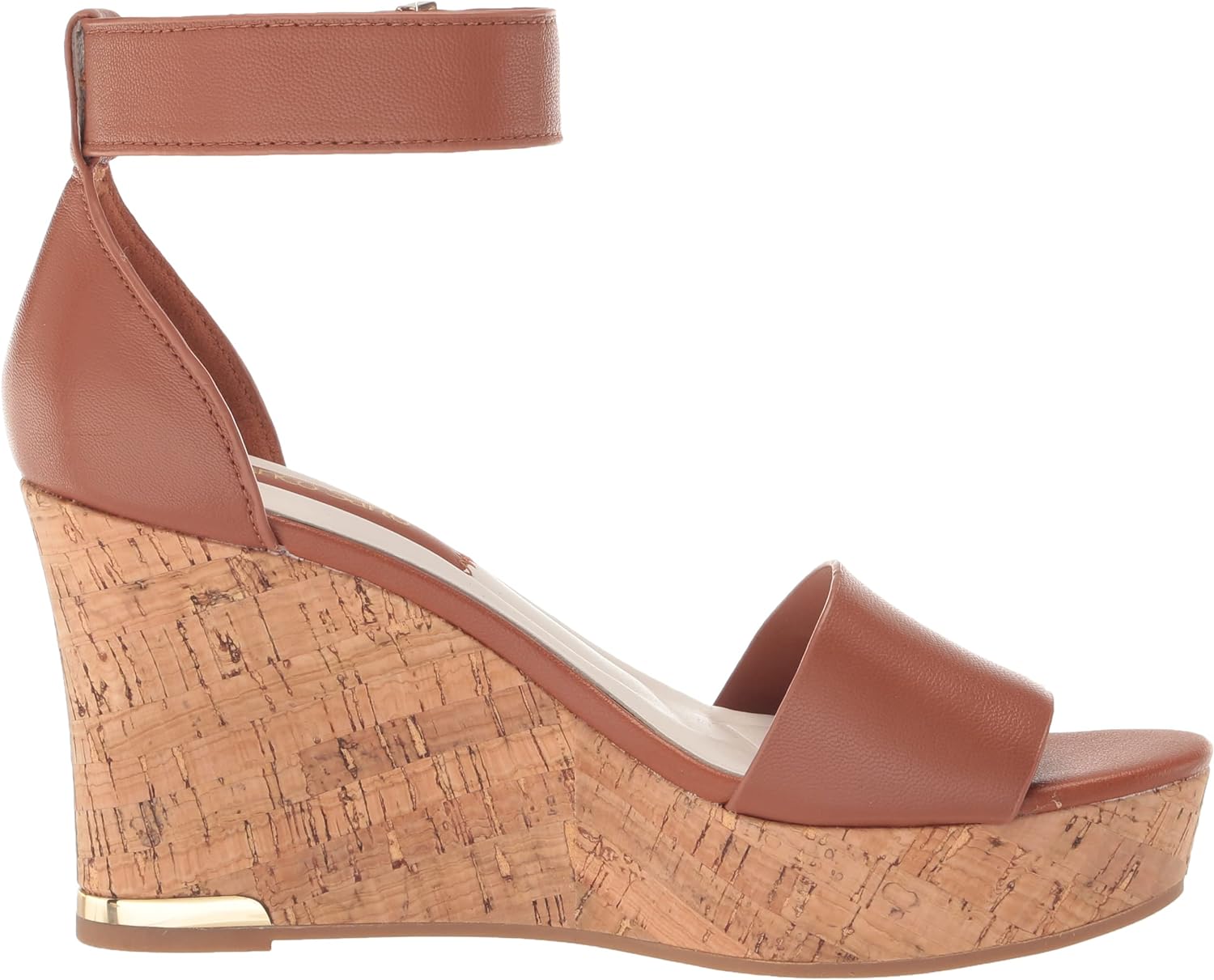 Franco Sarto Womens Clemens Cork Wedge Sandal