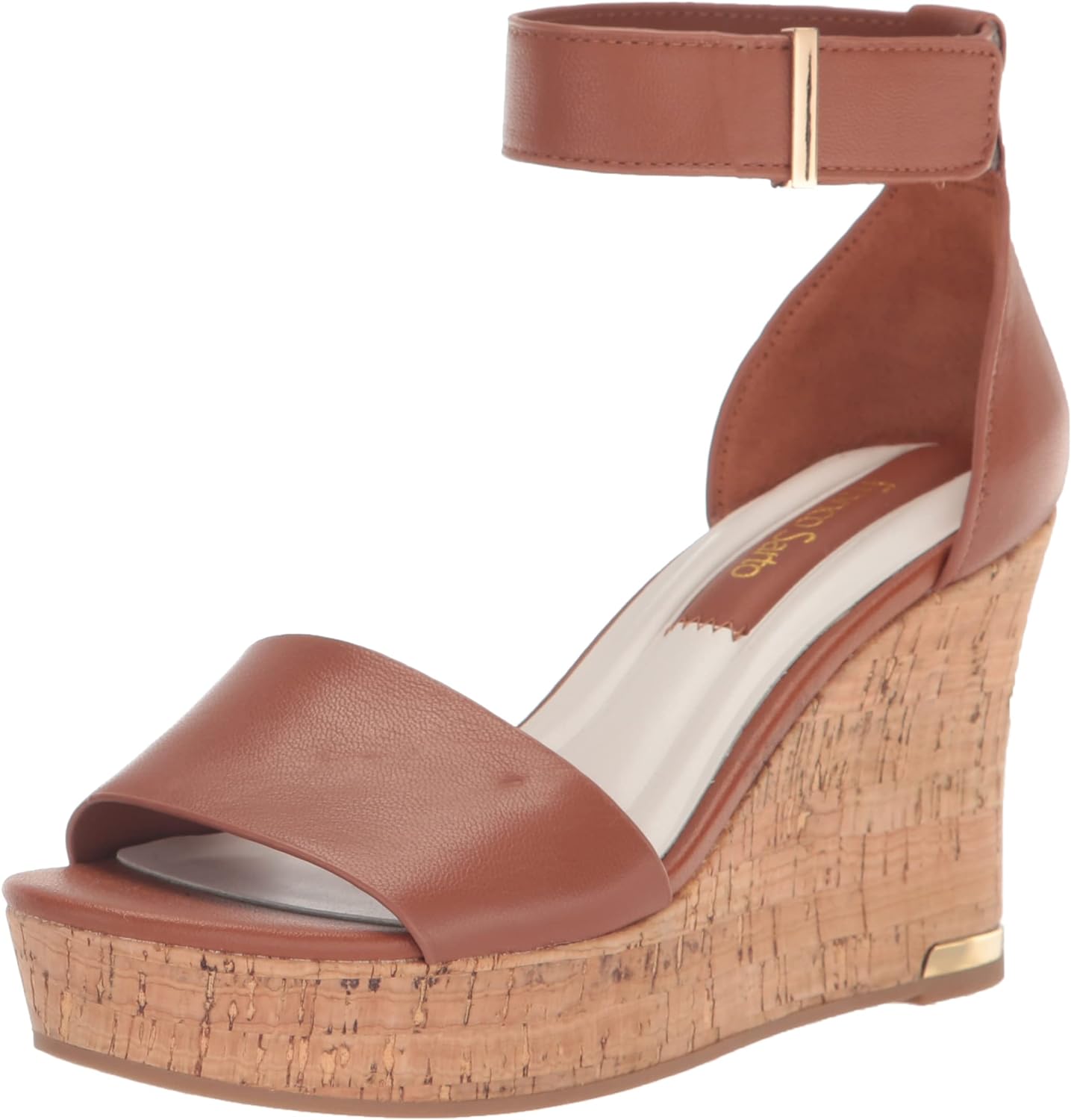 Franco Sarto Womens Clemens Cork Wedge Sandal