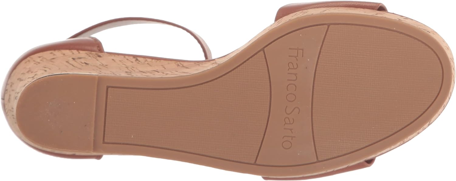 Franco Sarto Womens Clemens Cork Wedge Sandal