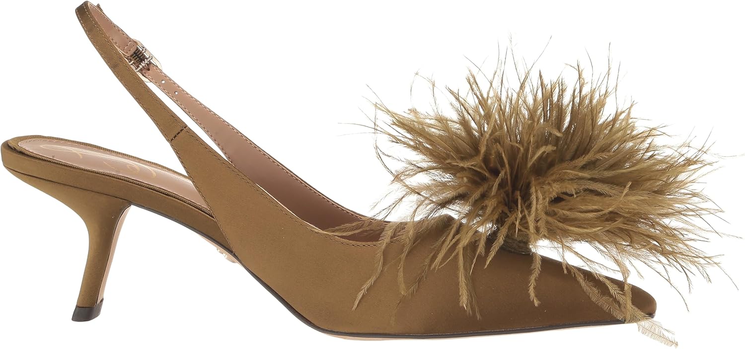 Sam Edelman Women's Bianka Feather Slingback Pump