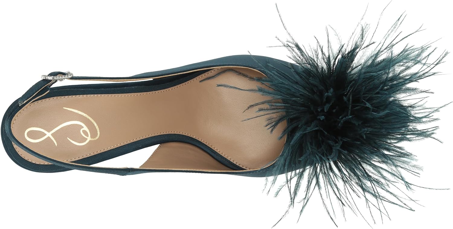 Sam Edelman Women's Bianka Feather Slingback Pump