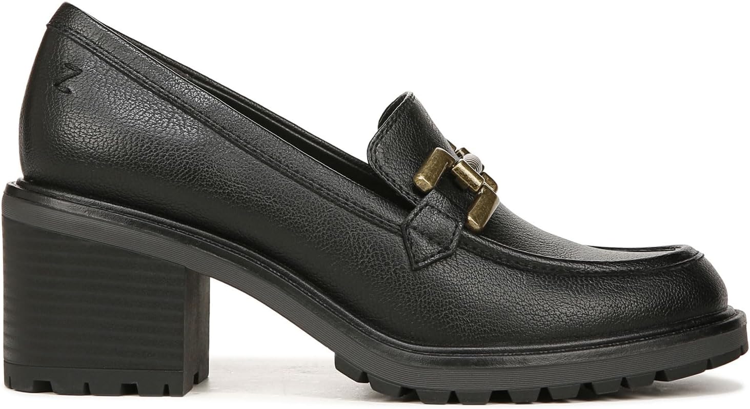 ZODIAC Women's Gemma Block Heel Buckle Loafer