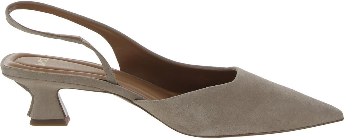 Franco Sarto Women's Devin Pointed Toe Kitten Heel Slingback Pump