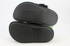 Crocs Classic Luxe Women's Black Slippers 5M(ZAP10456)
