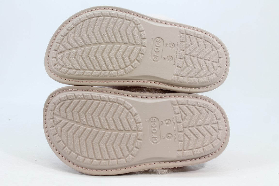 Crocs Classic Luxe Women's Rose Dust Slippers 5M(ZAP9782)