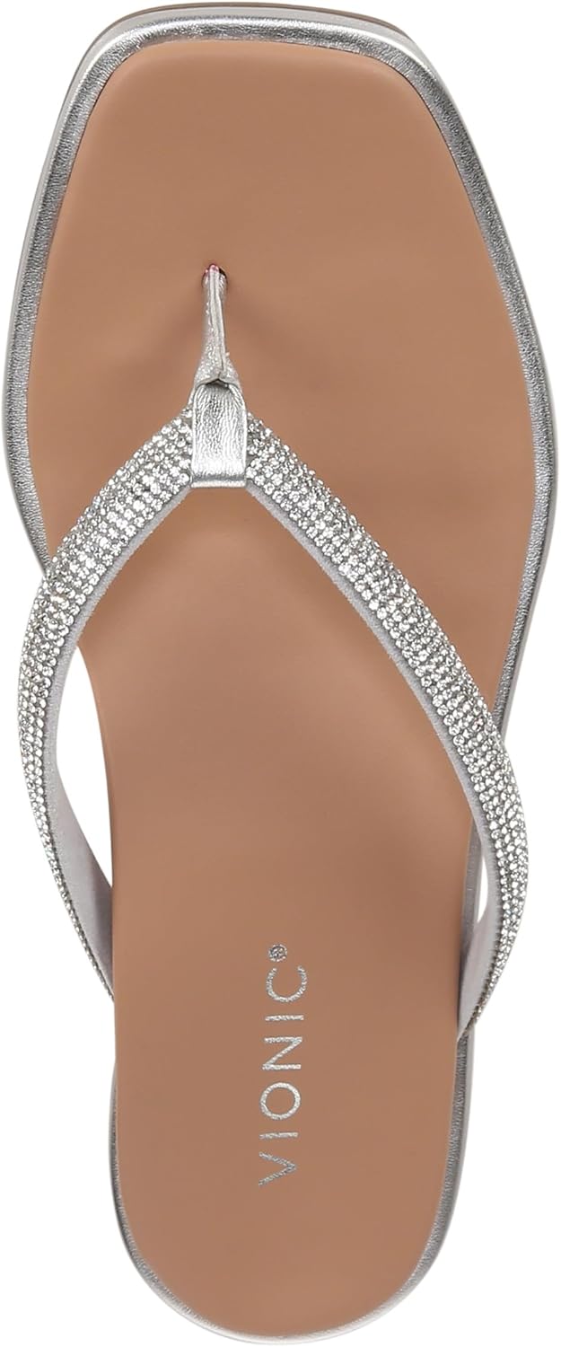 Vionic Women's Vista Shine Toe Post Sandals