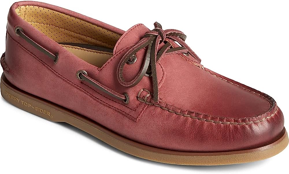 Sperry Top-Sider Gold A/O 2-Eye Burnished Men's Boat Shoes