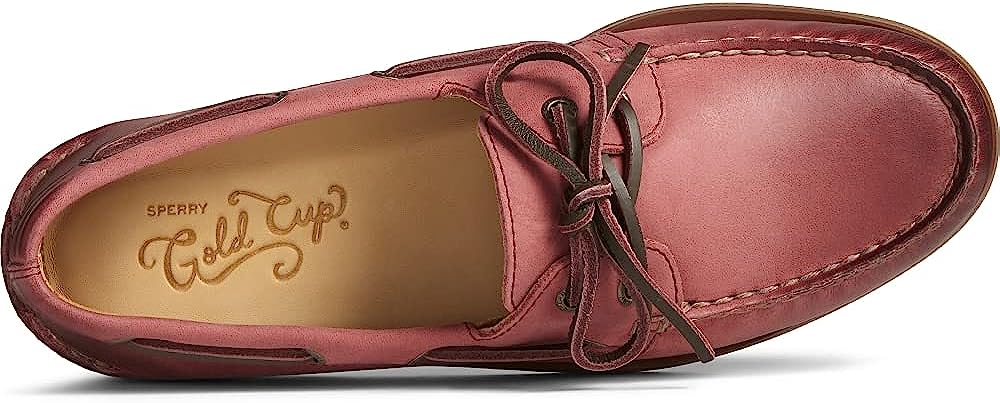 Sperry Top-Sider Gold A/O 2-Eye Burnished Men's Boat Shoes