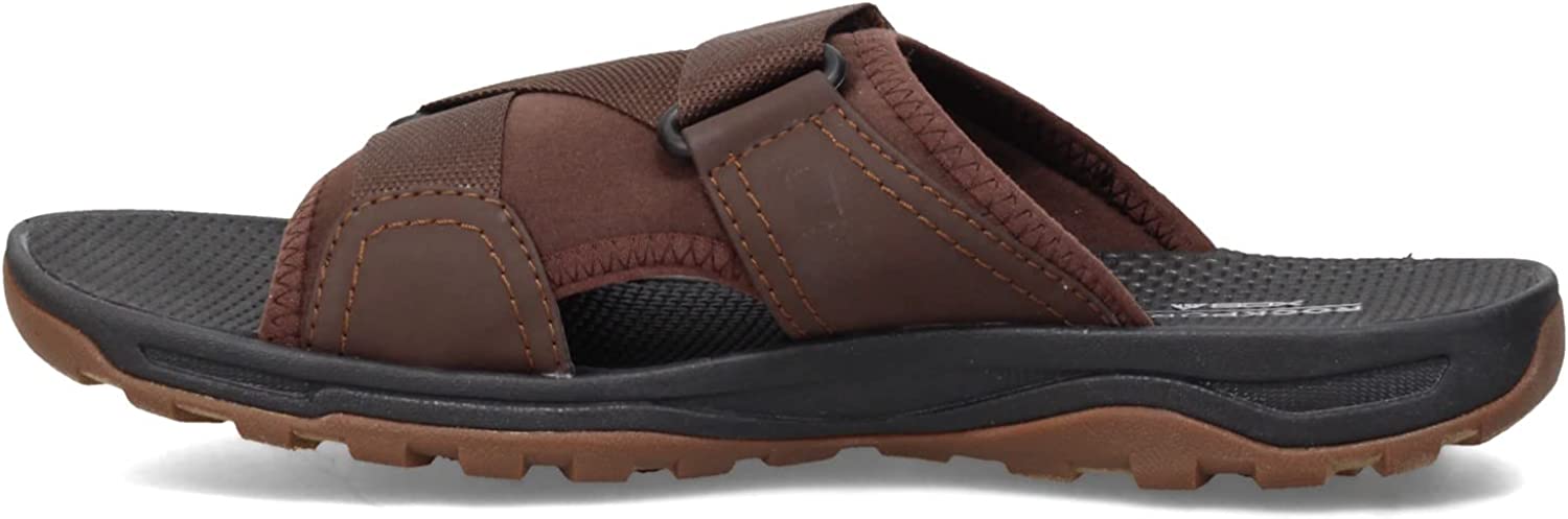 Rockport Mens Trail Technique Hook and Loop Slide Sandals