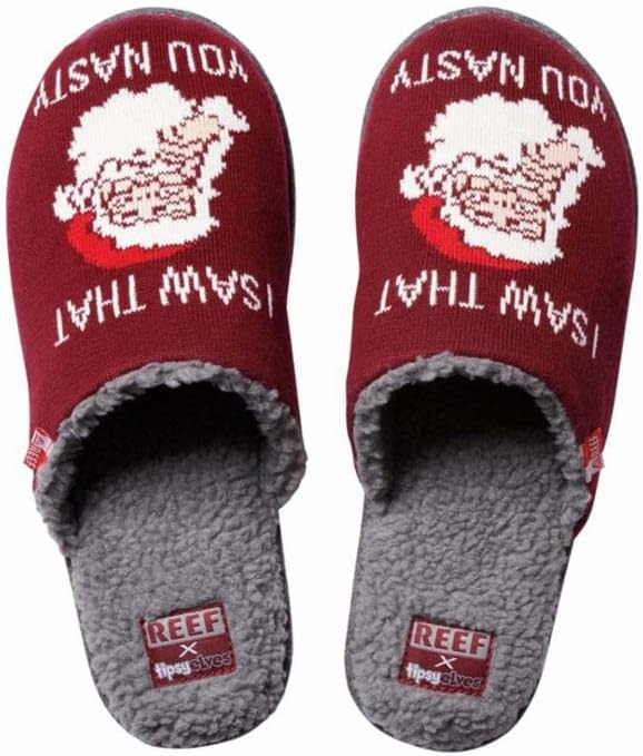 Reef X Tipsy Elves You Nasty Men's Slippers