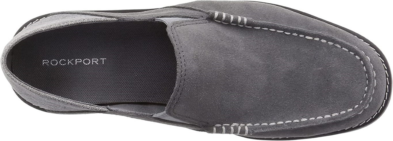 Rockport Mens Tucker Venetian Suede Loafers