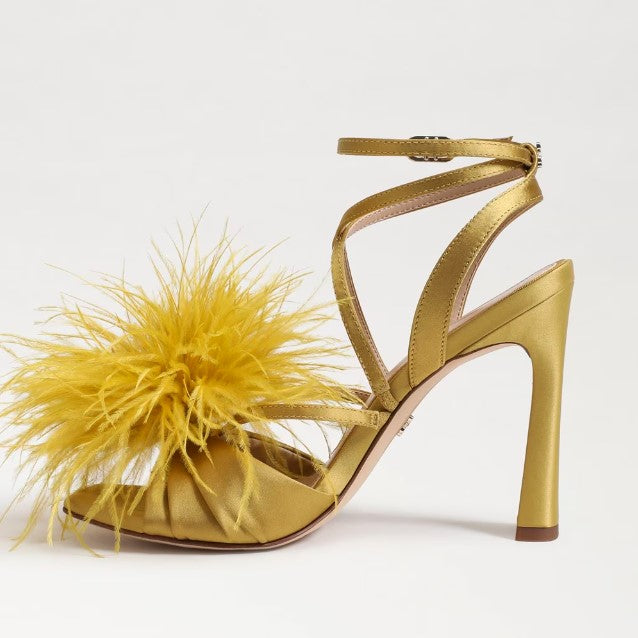 Sam Edelman Women's Layton Feather Strappy Heel