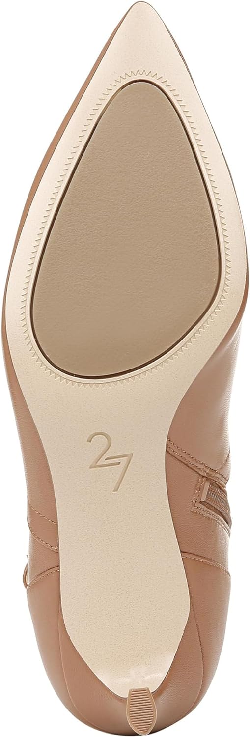 27 EDIT Naturalizer Women's Florette Leather Buckle Detail Dress Boot