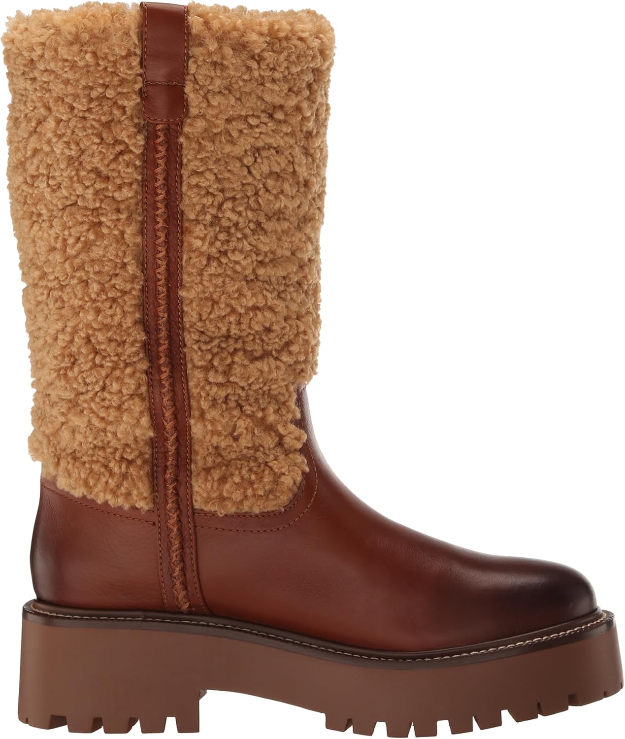 Sam Edelman Women's Elfie Shearling Platform Boot