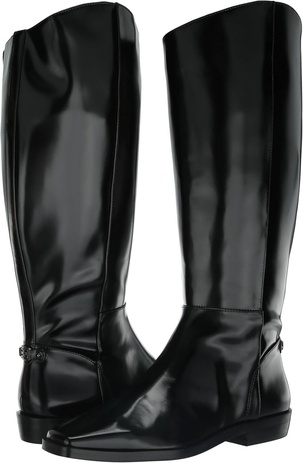 Black Leather Athletic Calf