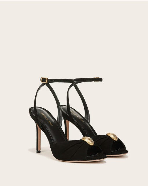 Veronica Beard Women's Genevieve Peep-Toe Heel Sandal