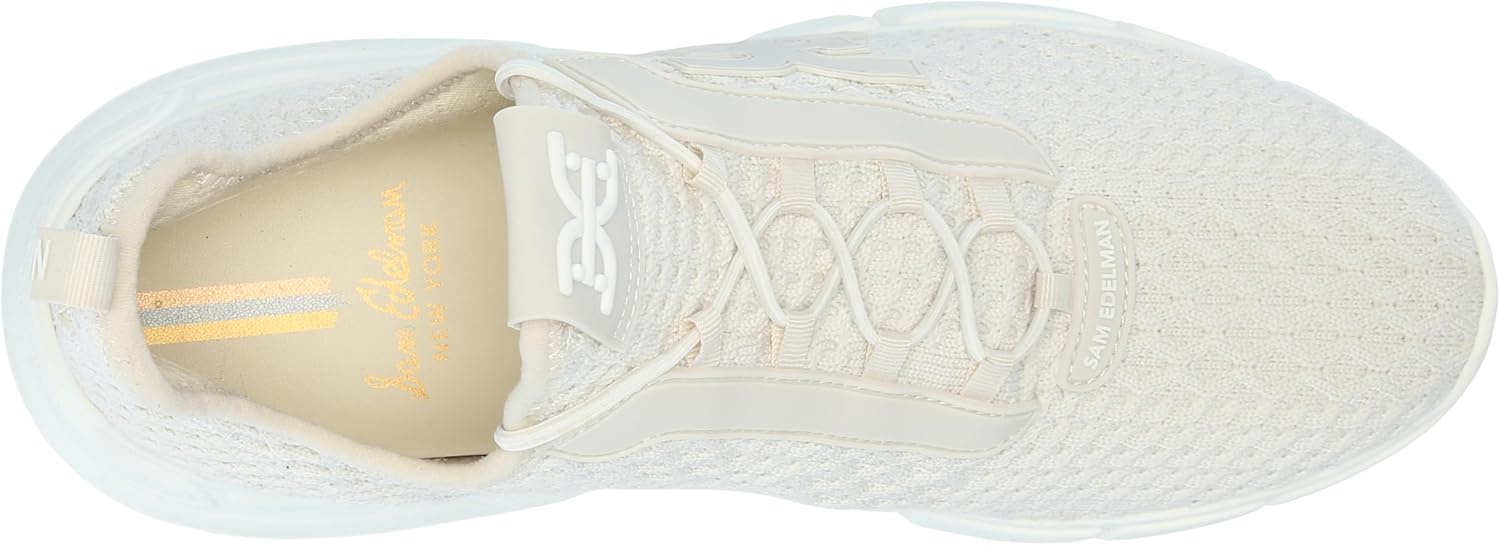 Sam Edelman Womens Cami Lace Up Knit Sneaker