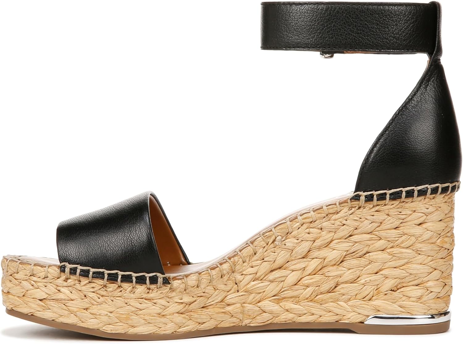 Franco Sarto Womens Clemens Raffia Espadrille Wedge Sandals