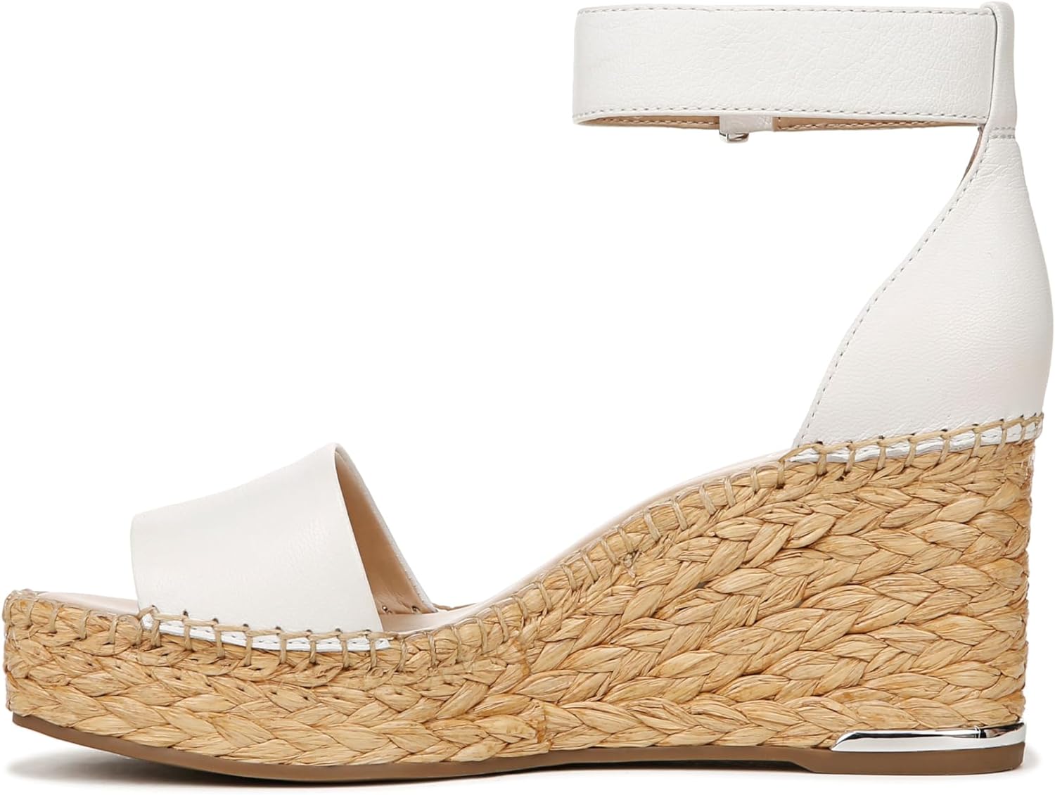 Franco Sarto Womens Clemens Raffia Espadrille Wedge Sandals