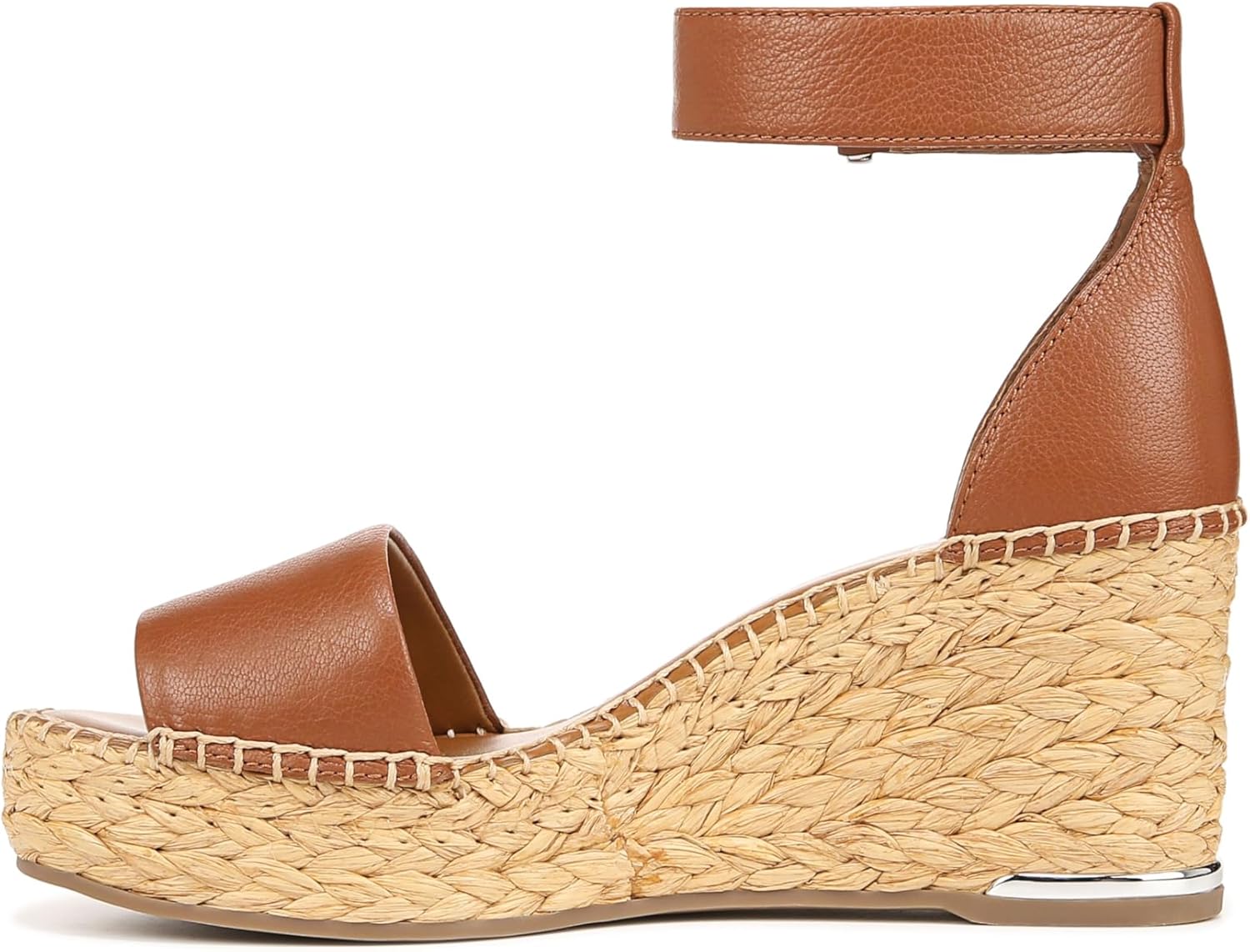 Franco Sarto Womens Clemens Raffia Espadrille Wedge Sandals