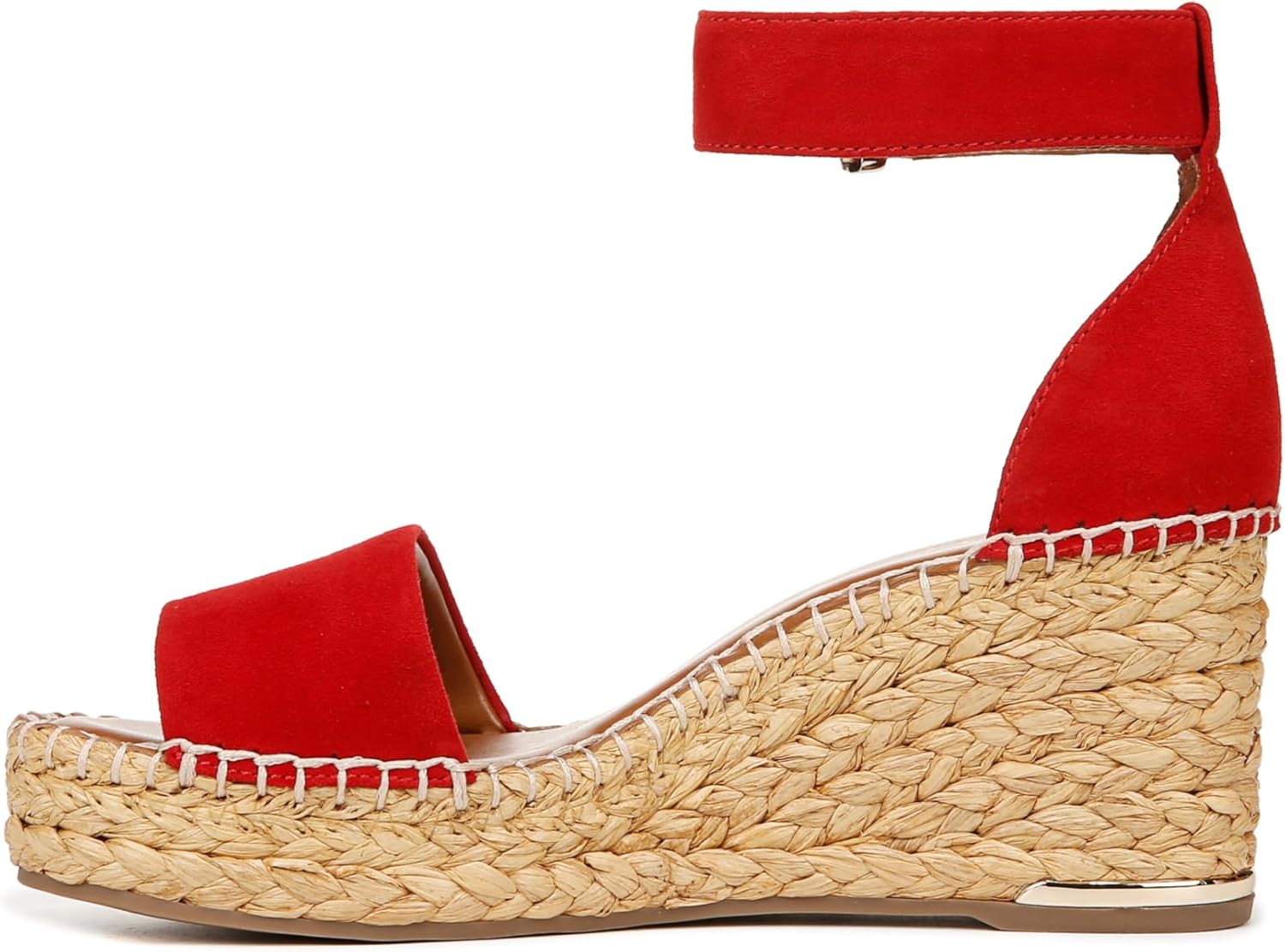 Franco Sarto Womens Clemens Raffia Espadrille Wedge Sandals