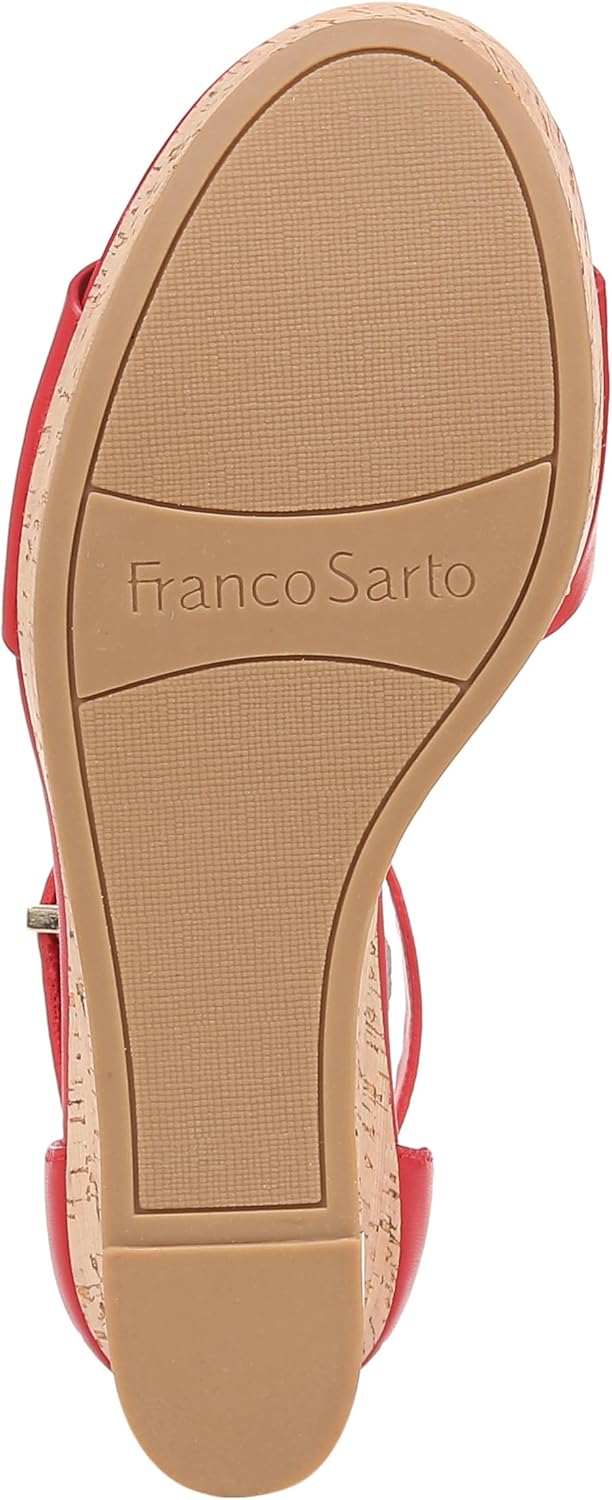 Franco Sarto Womens Clemens Cork Wedge Sandal