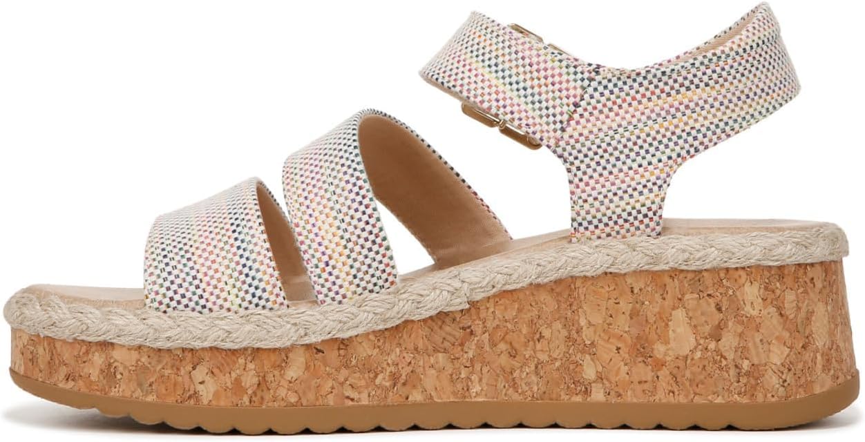 Dr. Scholl's Womens Ellie Espadrille Wedge Sandal