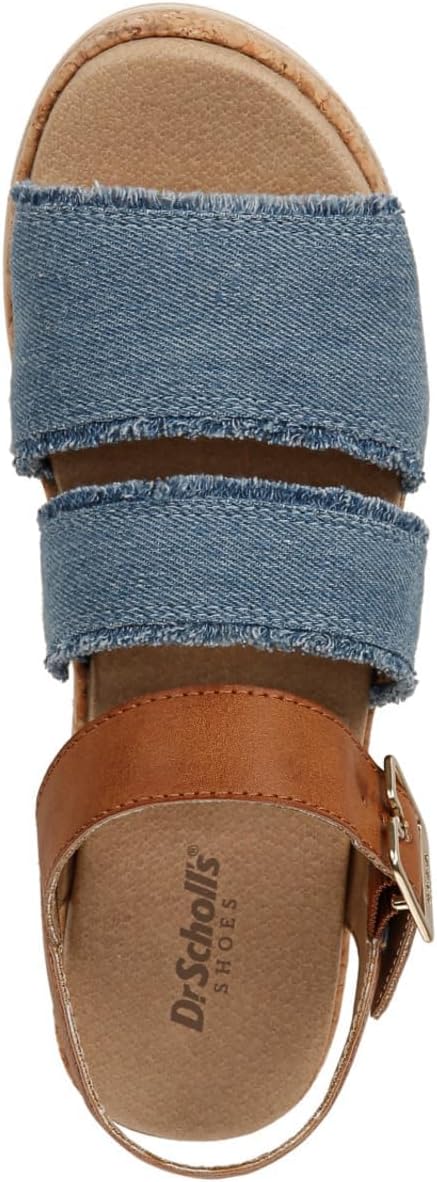 Dr. Scholls Women's Once Twice Espadrille Platform Wedge Sandal