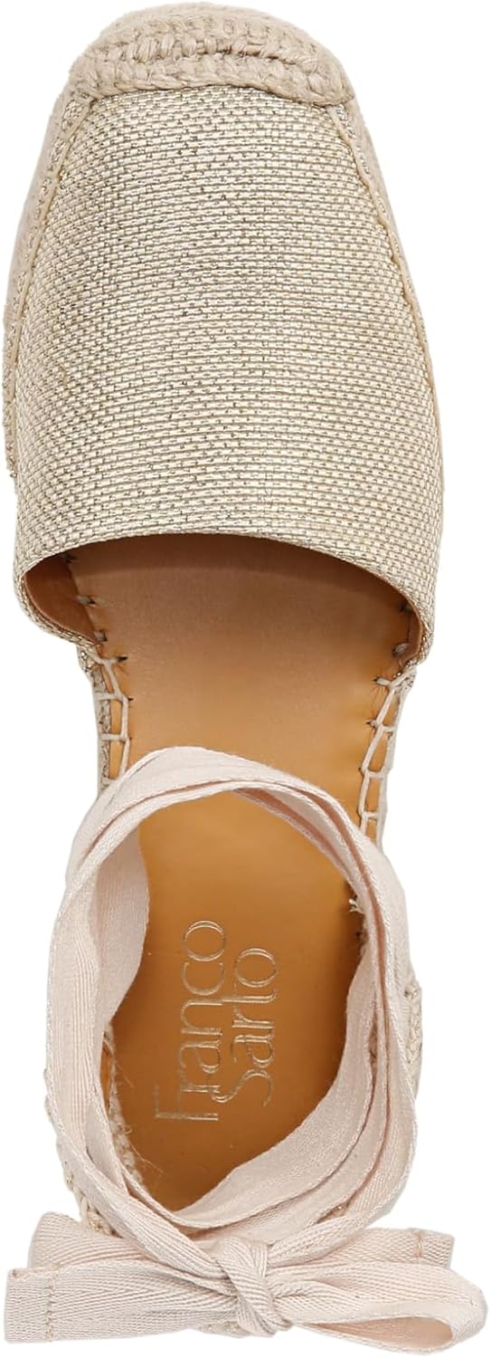 Franco Sarto Women's Britney Ankle Wrap Espadrille Sandal