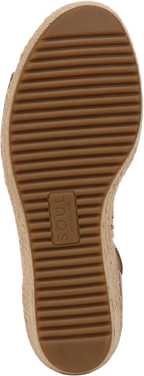 Soul by Naturalizer Womens Oakley Ankle Strap Wedge Heel Sandal