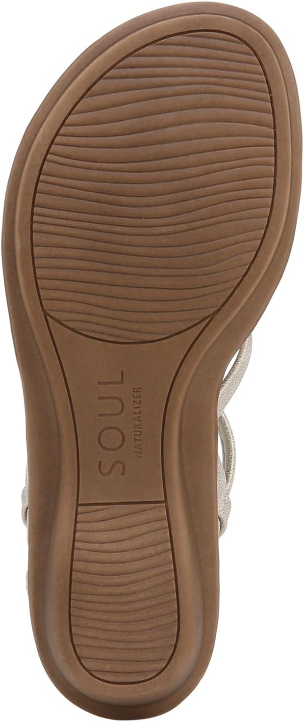 Soul by Naturalizer Womens Sierra Casual Strappy Flat Sandals