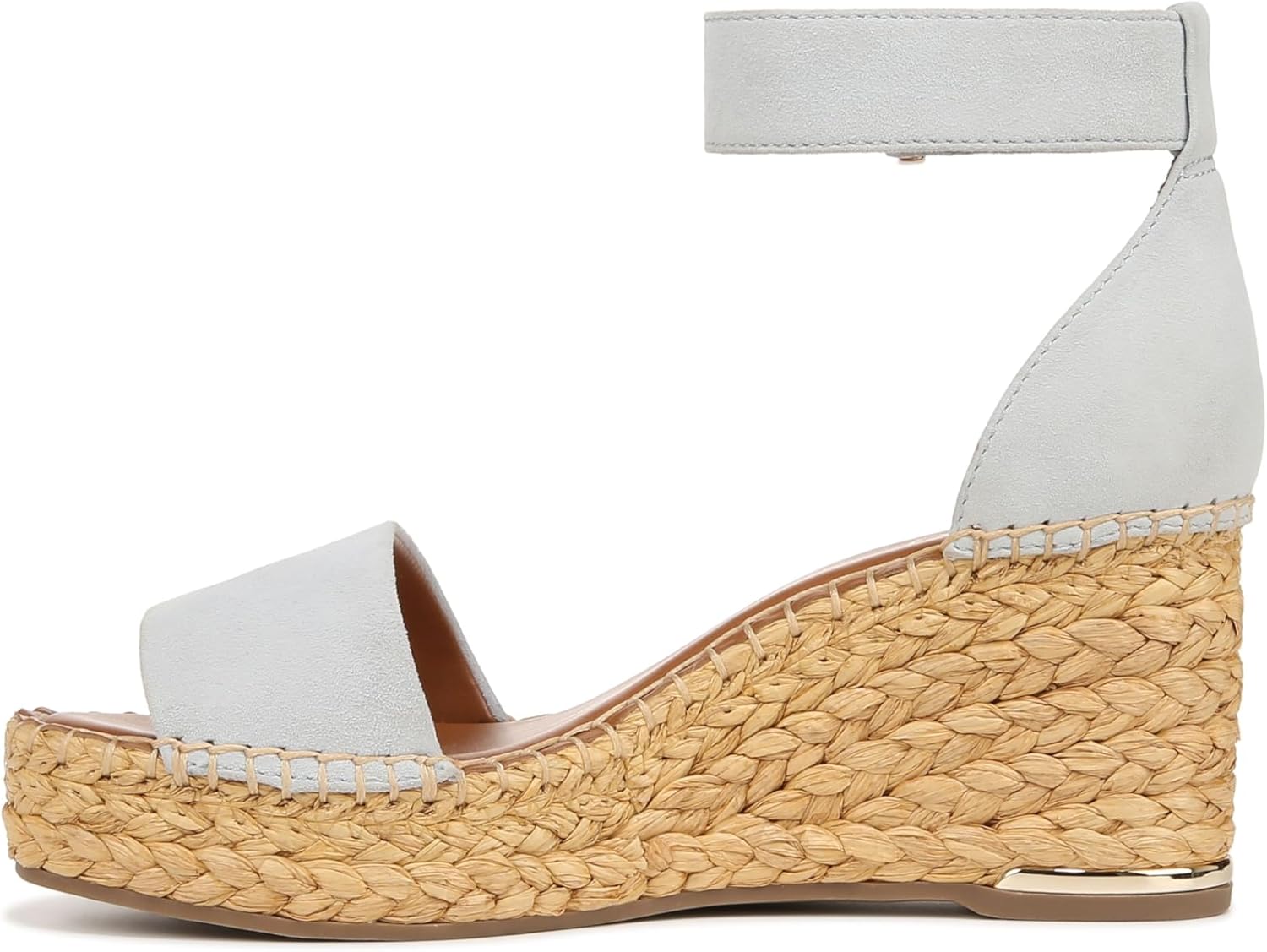 Franco Sarto Womens Clemens Raffia Espadrille Wedge Sandals