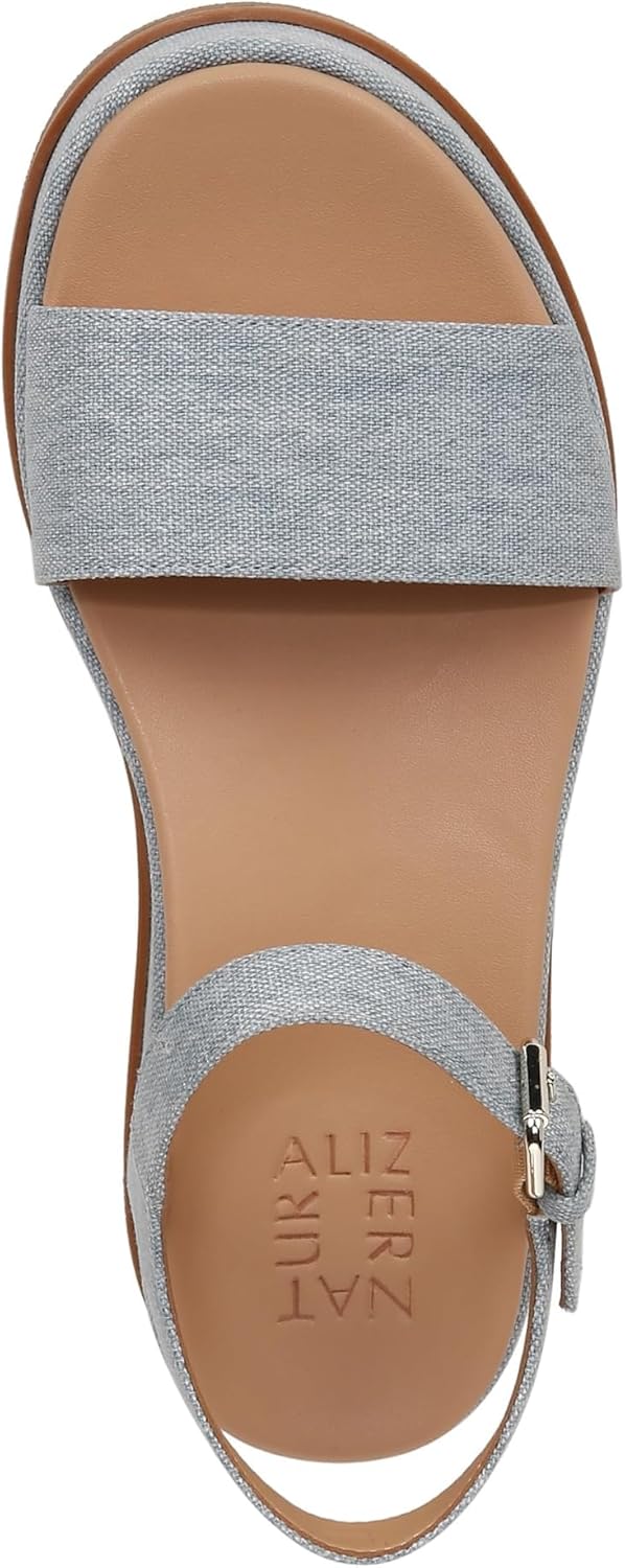 Naturalizer Women's Zane Ankle Strap Platform Casual Sandal