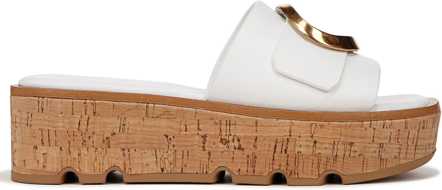 Franco Sarto Women's Hoda Cork Platform Slide Sandals