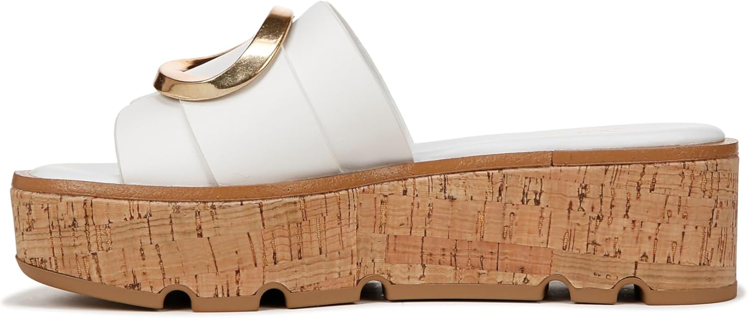 Franco Sarto Women's Hoda Cork Platform Slide Sandals