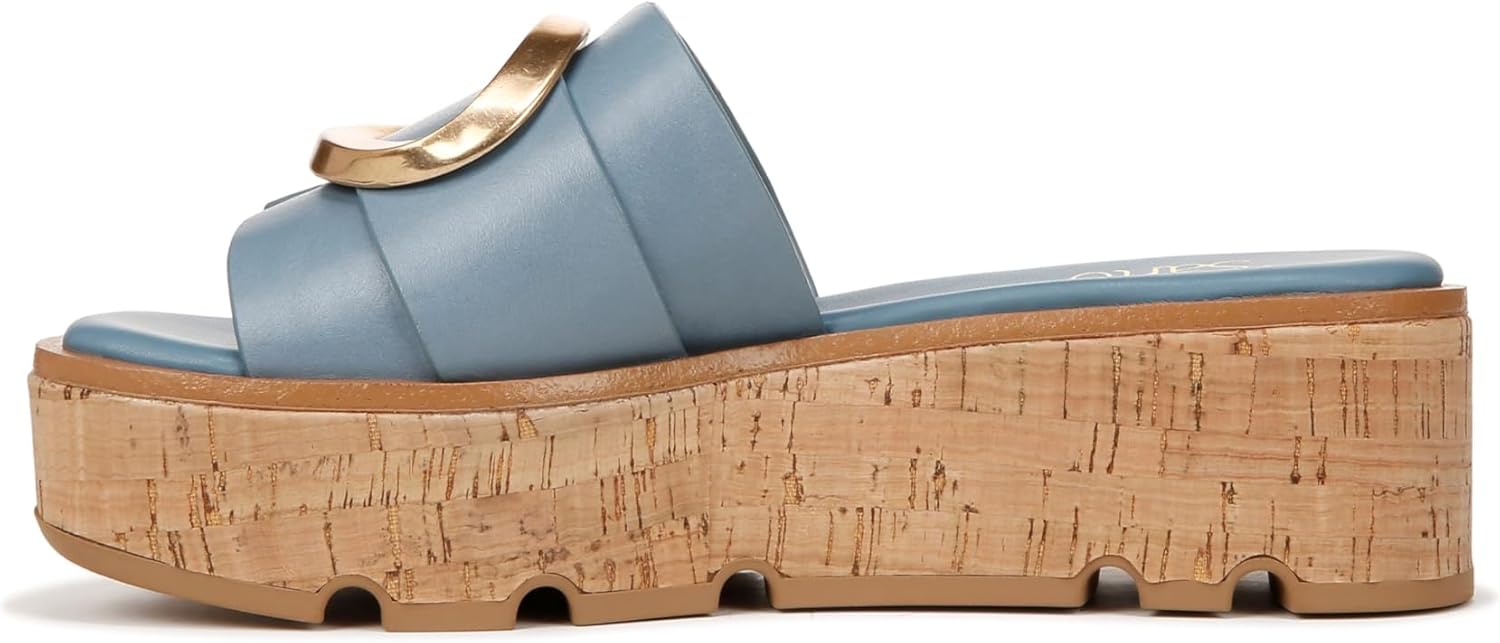 Franco Sarto Women's Hoda Cork Platform Slide Sandals