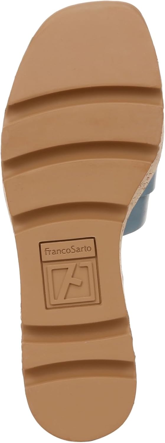 Franco Sarto Women's Hoda Cork Platform Slide Sandals