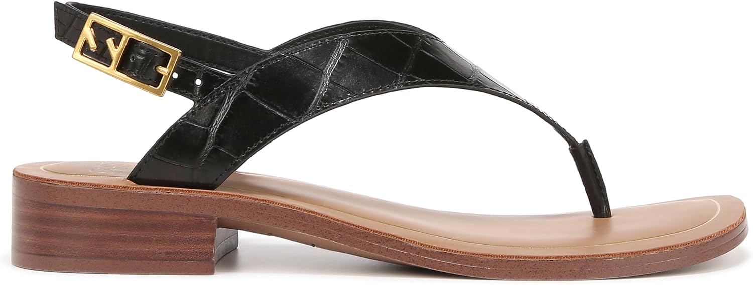 Franco Sarto Women's Iris Ankle Strap Thong Sandal