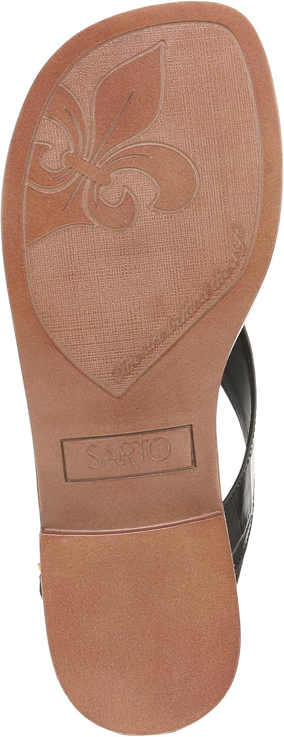 Franco Sarto Women's Iris Ankle Strap Thong Sandal