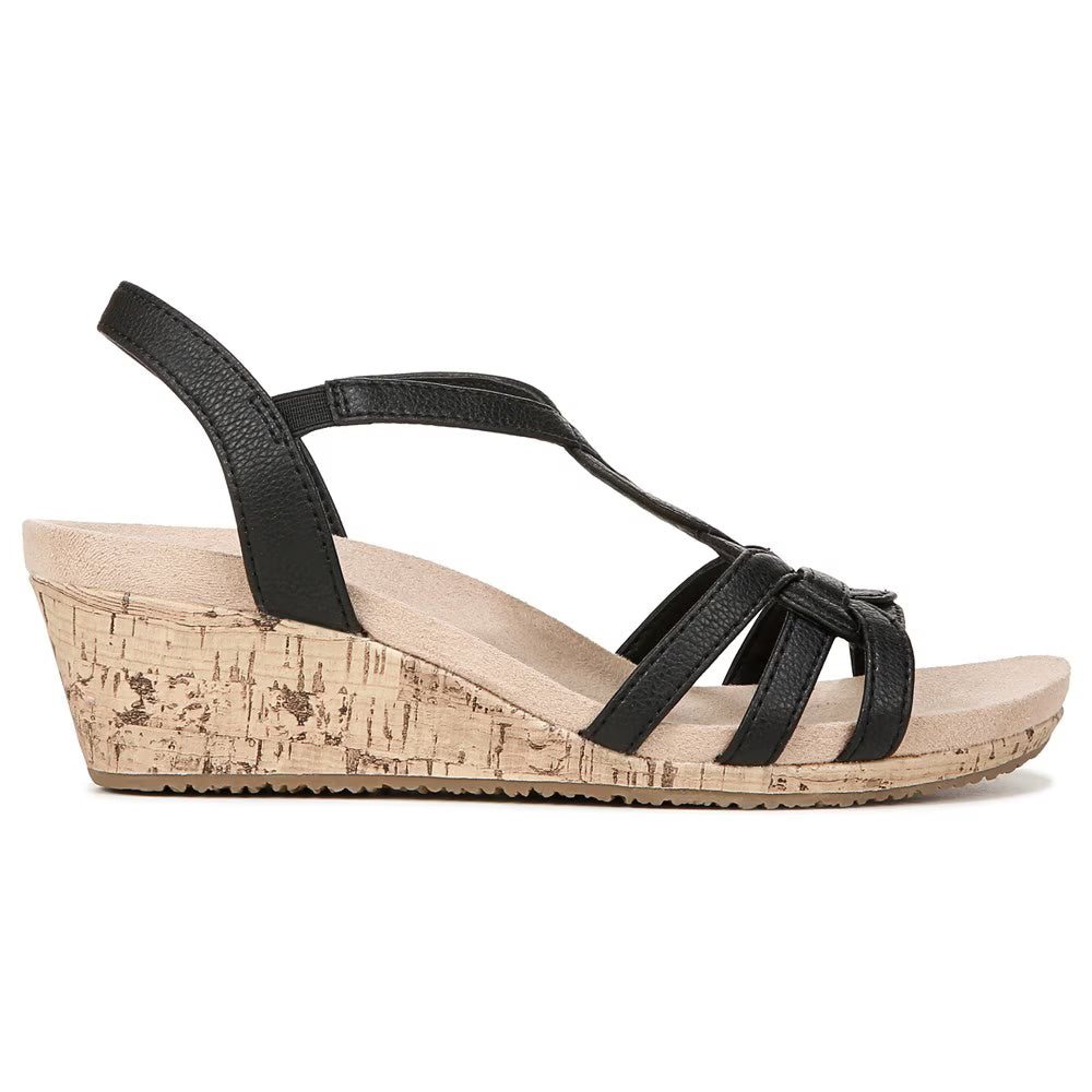 LifeStride Women's Monaco 2 Strappy Cork Wedge Sandal