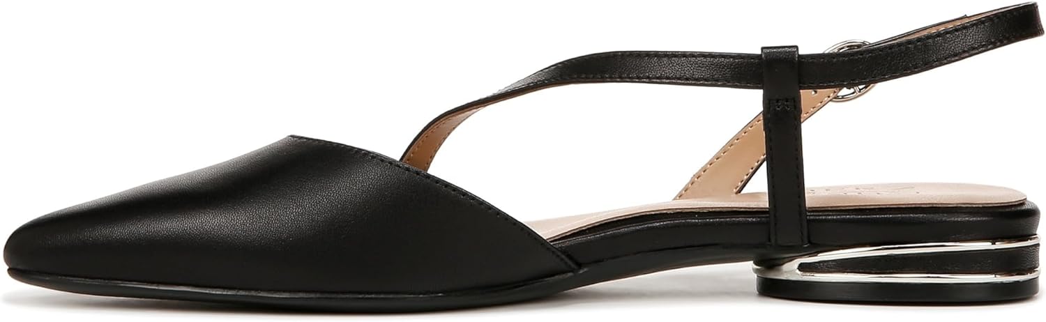 Naturalizer Womens Hawaii Pointed Toe Slingback Flats