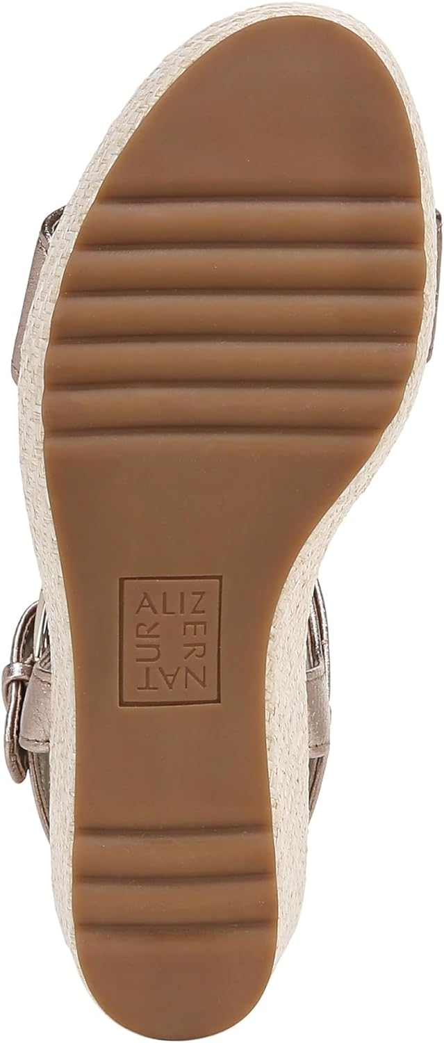 Naturalizer Womens Stella Open Toe Wedge Sandal