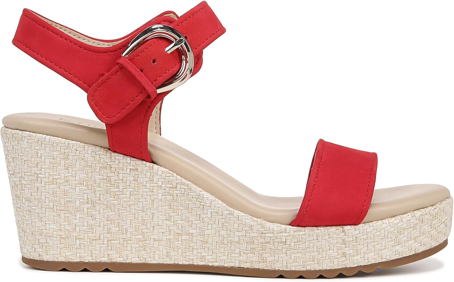 Naturalizer Womens Stella Open Toe Wedge Sandal