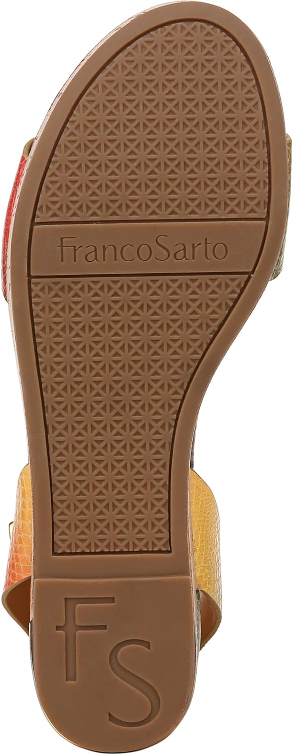 Franco Sarto Womens Presley Platform Wedge Sandal